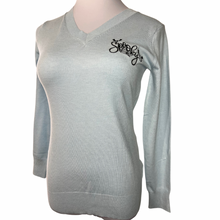 Load image into Gallery viewer, Spooky Light weight v-Neck Pullover sweater.
