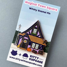 Load image into Gallery viewer, Cozy Witch House Enamel Pin
