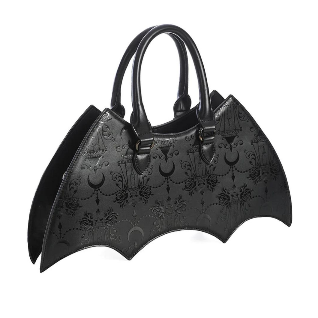 Chandelier Bat Handbag in Black