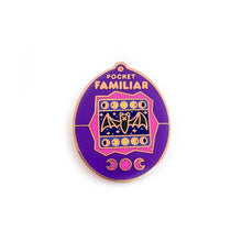 Load image into Gallery viewer, Pocket Familiar Bat Virtual Pet Enamel Pin
