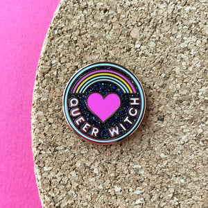 Queer Witch Enamel Pin