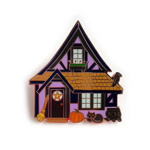 Cozy Witch House Enamel Pin