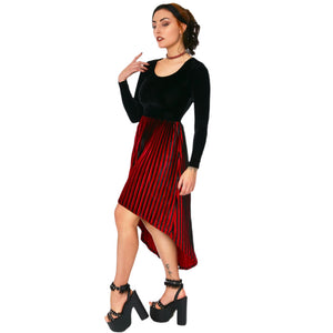 Black Widow Velvet Dress.