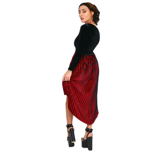Black Widow Velvet Dress.