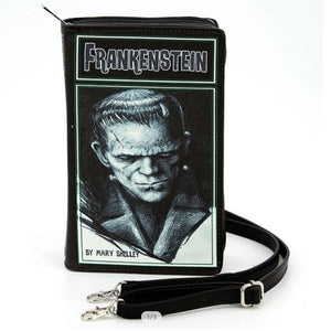 Frankenstein Book Clutch Bag in Vinyl