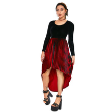 Load image into Gallery viewer, Black Widow Velvet Dress.
