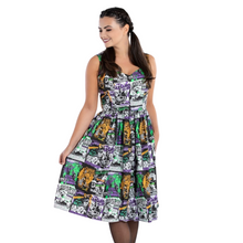Load image into Gallery viewer, Be Afraid 50&#39;s Dress
