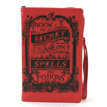 Load image into Gallery viewer, Book of Spells for Love Book Clutch Bag
