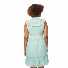 Load image into Gallery viewer, Mint Lace Sweet Delight Fit &amp; Flare Dress
