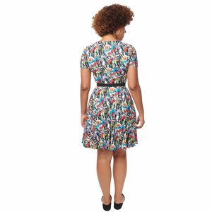 DC Comics x Uv Women Of DC Darrin Flare Dress